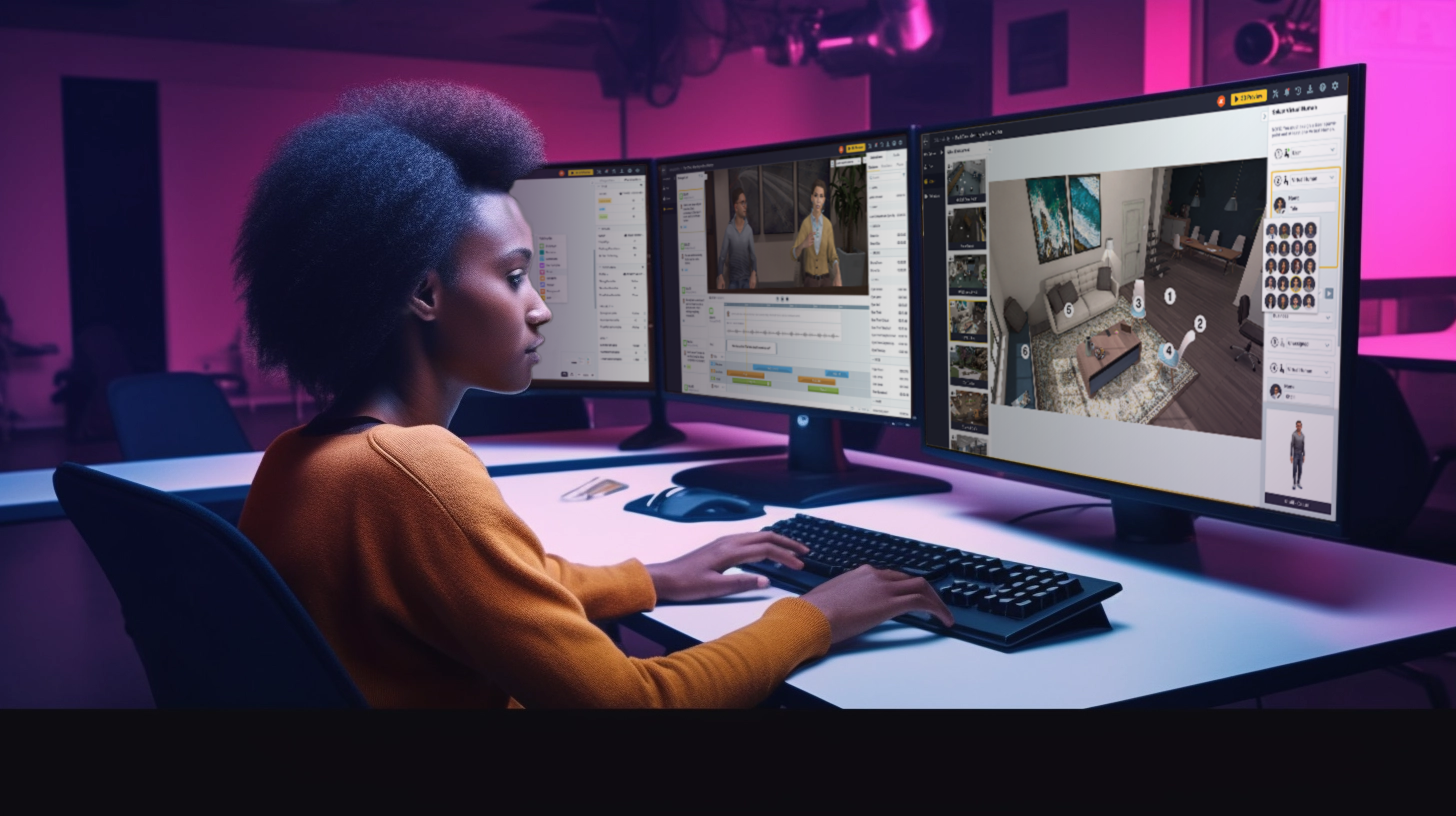 Personalized learning in simulations of real-life work